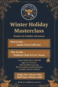 ⛔ SOLD OUT — Winter Holiday Masterclass — Junior Vet & New Calf Care (Wed 15 July)